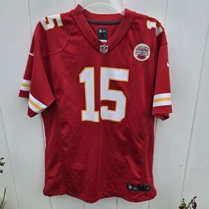 Patrick Mahomes #15 Kansas City Chiefs AFC LH Nike On Field NFL Youth Jersey XL